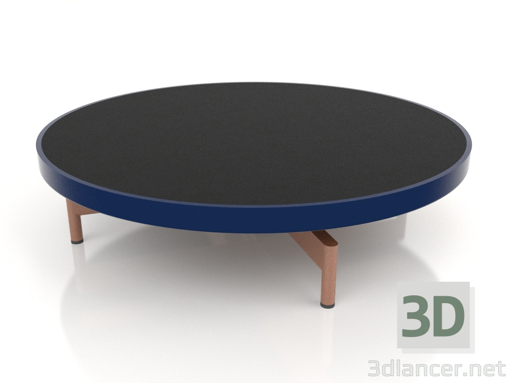 modèle 3D Table basse ronde Ø90x22 (Bleu nuit, DEKTON Domoos) - preview