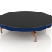 modello 3D Tavolino rotondo Ø90x22 (Blu notte, DEKTON Domoos) - anteprima