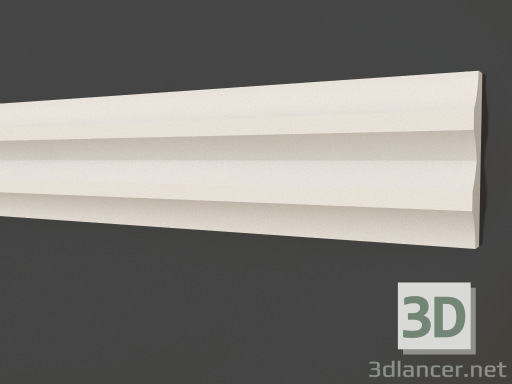 3d model Plaster molding LG 019 2 (45x10) - preview