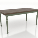 modèle 3D Table à manger 1600x800 mm (vert, frêne éclairci noyer) - preview