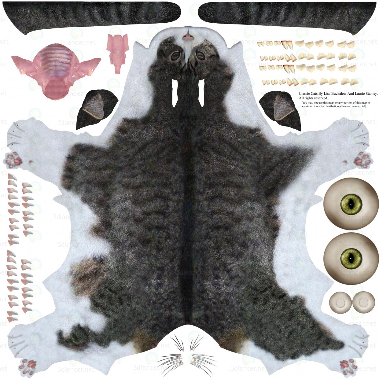 3d model Cat Barsik 1 - preview 3d model Cat Barsik 1 - preview