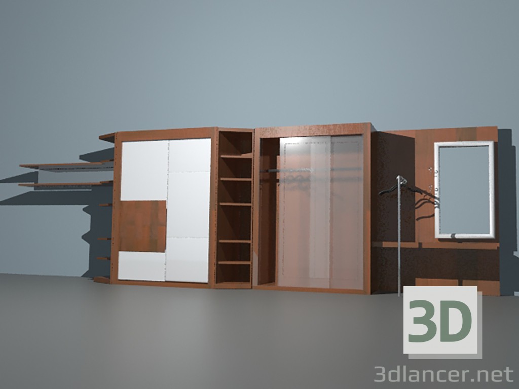 modèle 3D Armoire - preview
