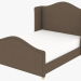 3D Modell Doppelbett ATHENA Queensize-Bett (5108Q.A008) - Vorschau