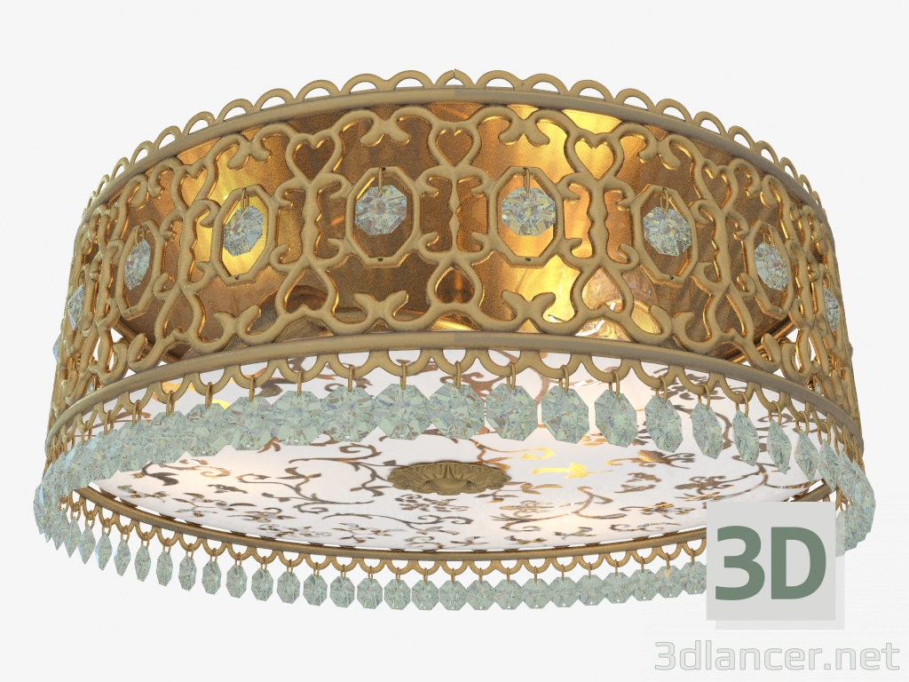 modello 3D Lampadario (luce di soffitto) Salona (2641 3C) - anteprima