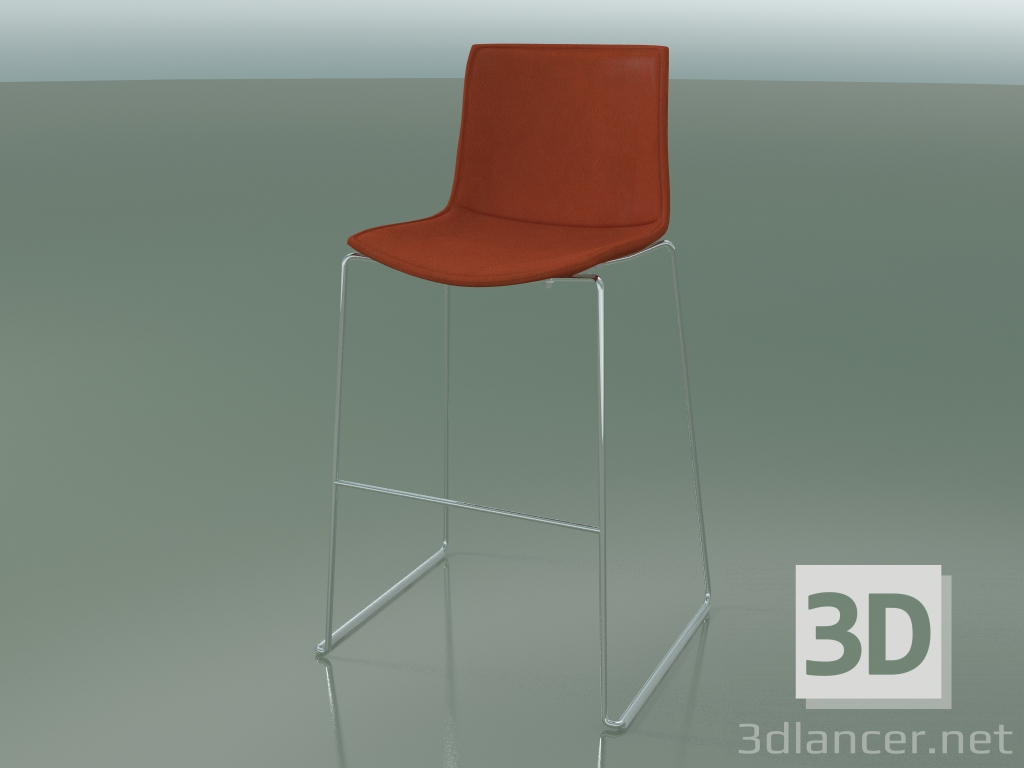 3d model Bar chair 0321 (on a slide, with removable leather upholstery, cover 3) - preview