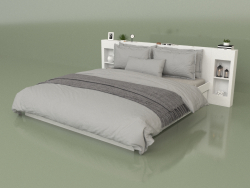 Bed with organizers 1800 x 2000 (10331)