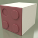 modello 3D Cubo guardaroba per bambini (Bordeaux) - anteprima