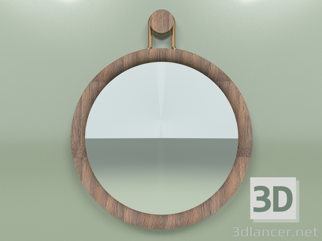 modello 3D Specchio Utilità 52x43 - anteprima