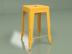 Chaise semi-bar Marais Color (jaune)