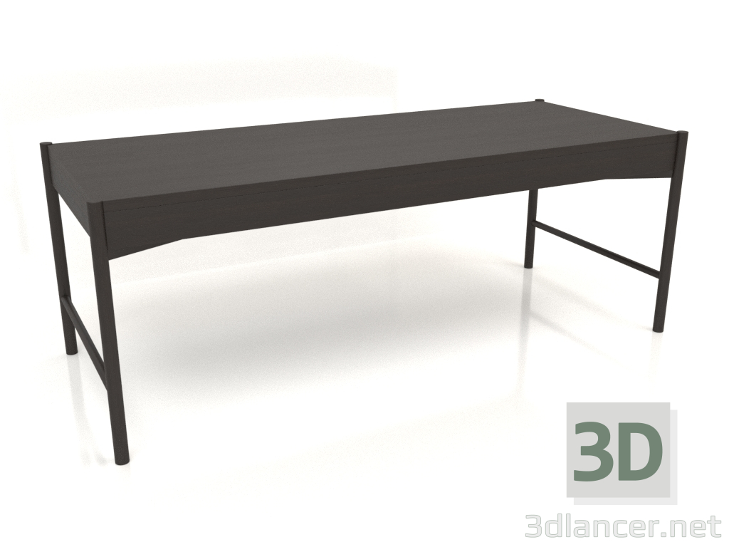 3d модель Стол обеденный DT 09 (2040х840х754, wood brown dark) – превью