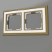 3d model Frame for 2 posts Palacio (bronze-white) - preview