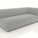modello 3D Modulo divano angolare (L) 193 allungato a destra - anteprima