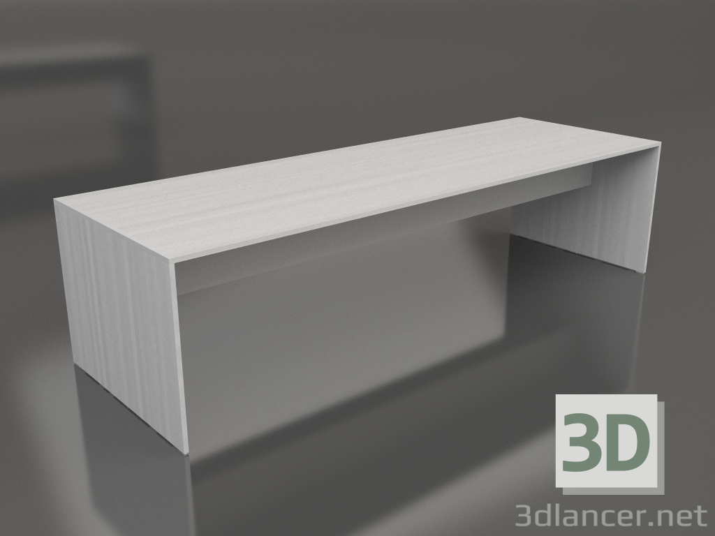 3d model Dining table 300 (Silver anodized) - preview
