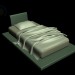 modello 3D letto - anteprima