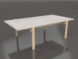 Coffee table Eugene (Light Concrete, Light Oak)