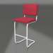 3d model Bar stool Ridge Rib Kink (Red) - preview