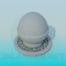 3d model fountain - preview
