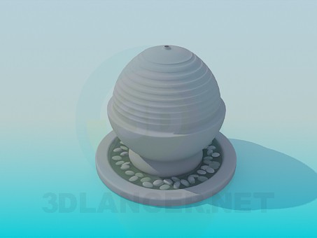 modelo 3D fuente - escuchar modelo 3D fuente - escuchar