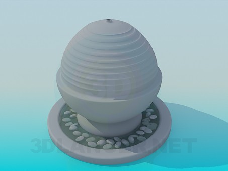 modelo 3D fuente - escuchar modelo 3D fuente - escuchar