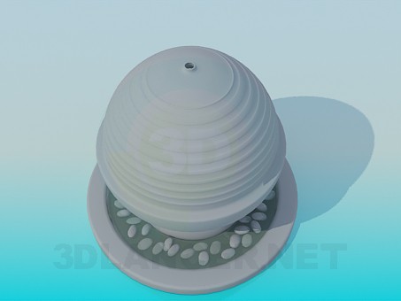 modelo 3D fuente - escuchar modelo 3D fuente - escuchar