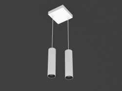 Die LED-Lampe (DL18629_01 Weiß S + Base DL18629 SQ2 Kit W Dim)