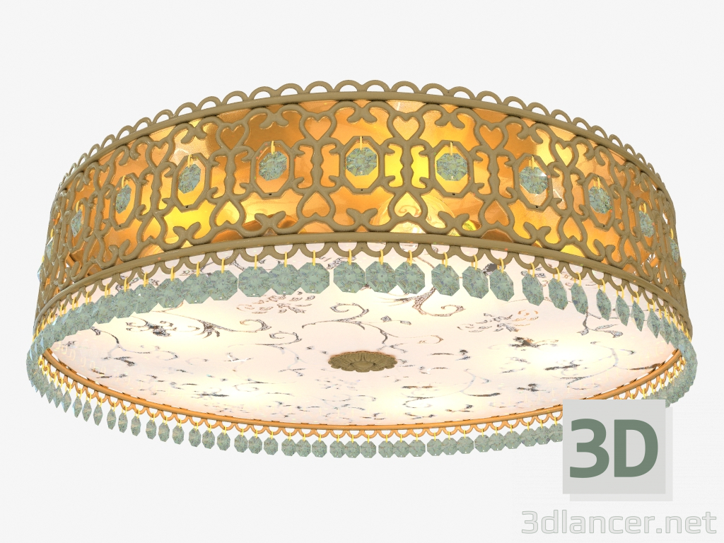 modello 3D Lampadario (luce di soffitto) Salona (2641 5C) - anteprima