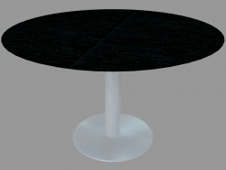 Table à manger (frêne teinté noir D120)