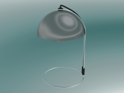 Table lamp Flowerpot (VP4, Ø23cm, H 35.9cm, Polished Stainless Steel)