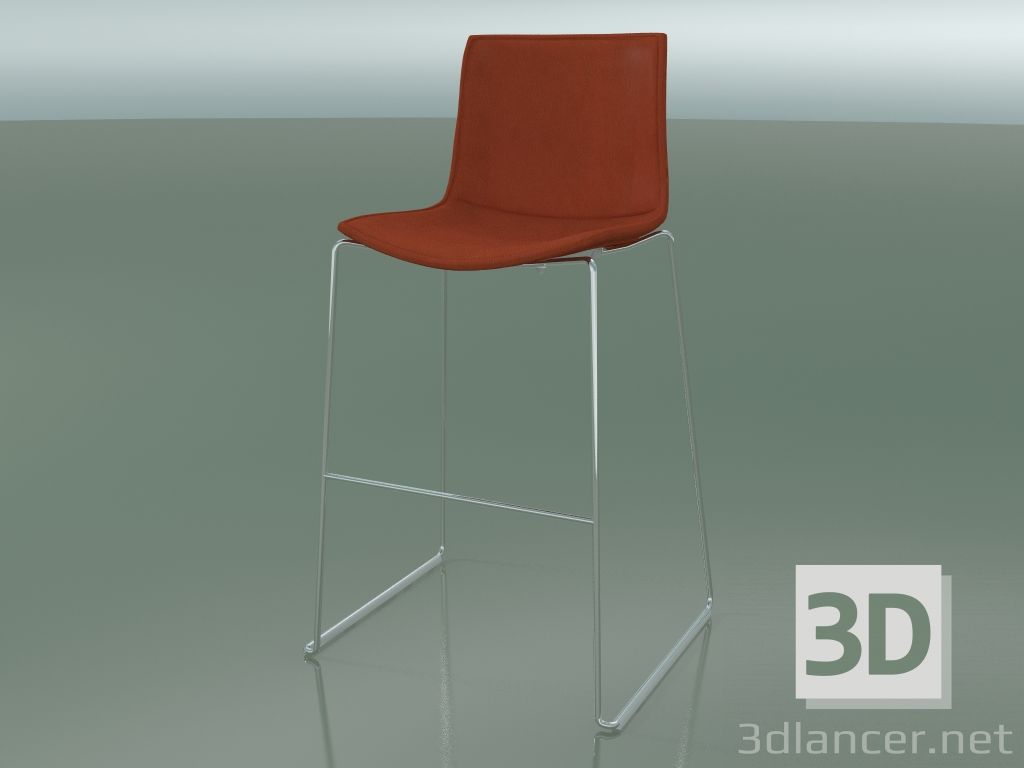 3d model Bar chair 0321 (on a slide, with removable leather upholstery, cover 2) - preview