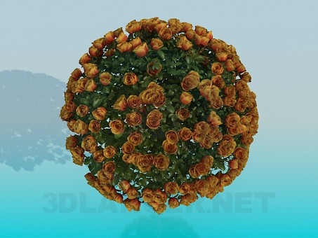 modelo 3D Árbol de rosas - escuchar modelo 3D Árbol de rosas - escuchar