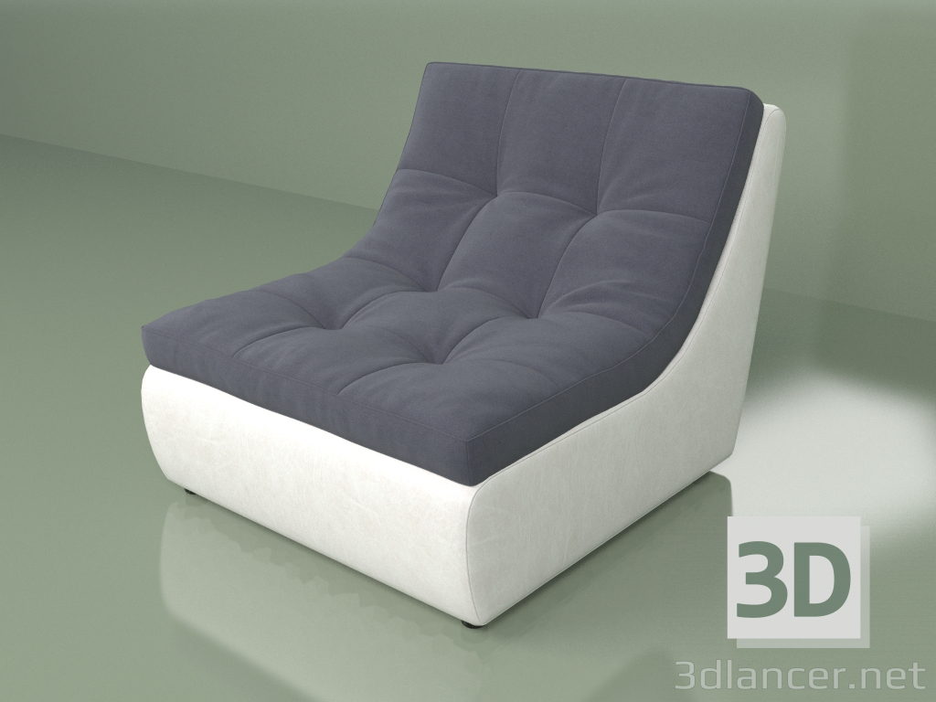 Modelo 3d Módulo de sofá Porto (P2) - preview