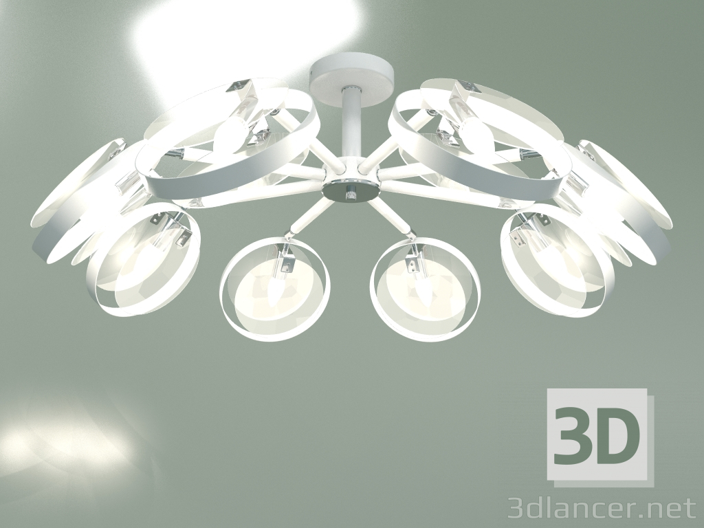 3d model Ceiling chandelier Gallo 70121-8 (white) - preview