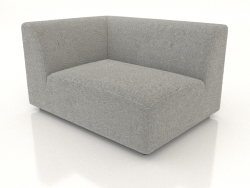 Sofa module corner (L) asymmetric left