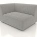 3d model Sofa module corner (L) asymmetric left - preview