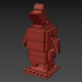3d Lego Goofy model buy - render