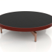 3d model Round coffee table Ø90x22 (Wine red, DEKTON Domoos) - preview