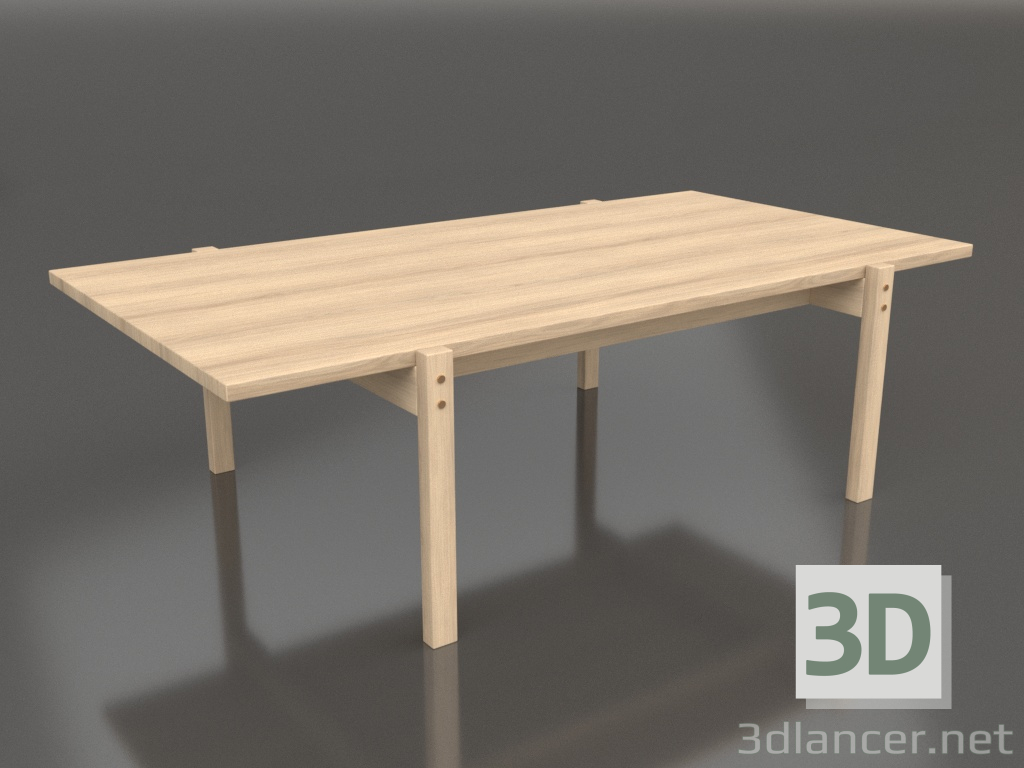 modello 3D Tavolino Eugene (Rovere Chiaro, Rovere Chiaro) - anteprima