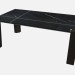 modèle 3D Table rectangulaire avec plateau en marbre Carmen Z01 - preview