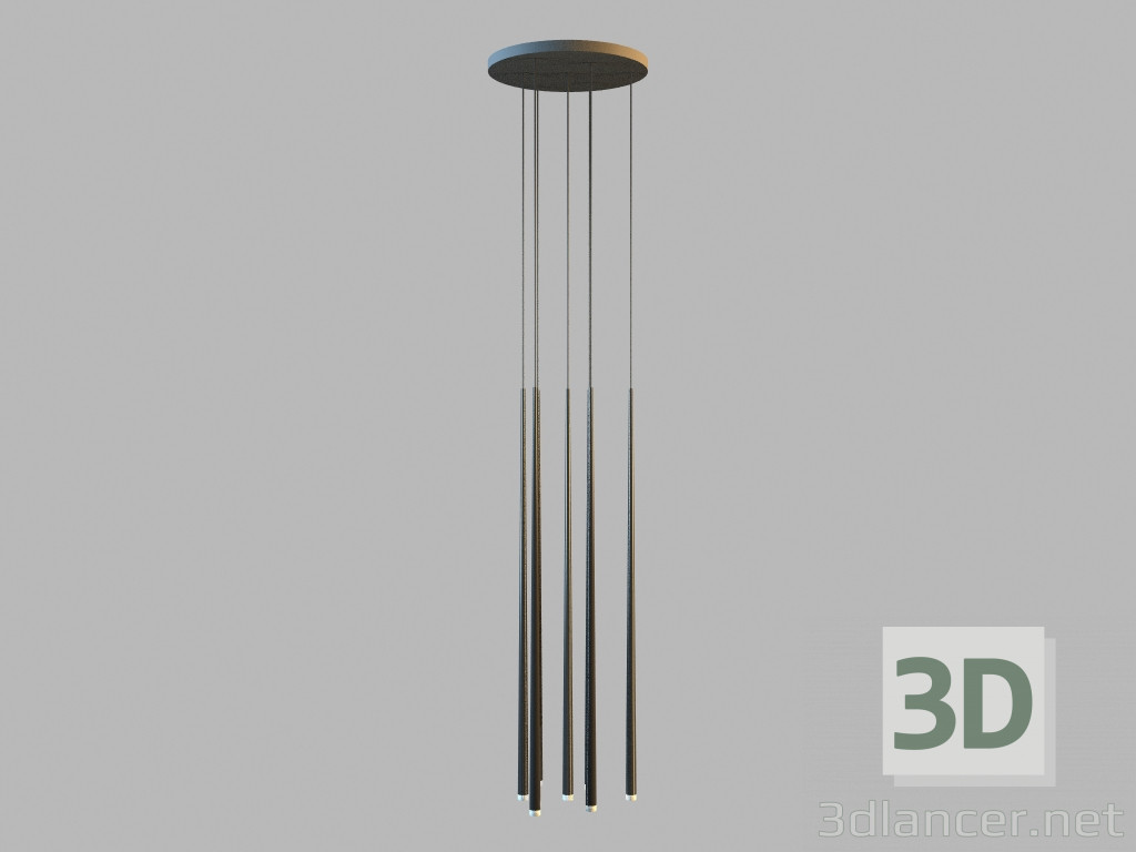 modèle 3D lampe suspendue 0916 - preview