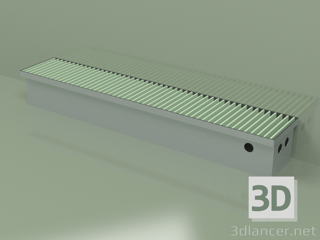 modello 3D Convettore canalizzabile - Aquilo FMK (180x1000x140, RAL 6019) - anteprima
