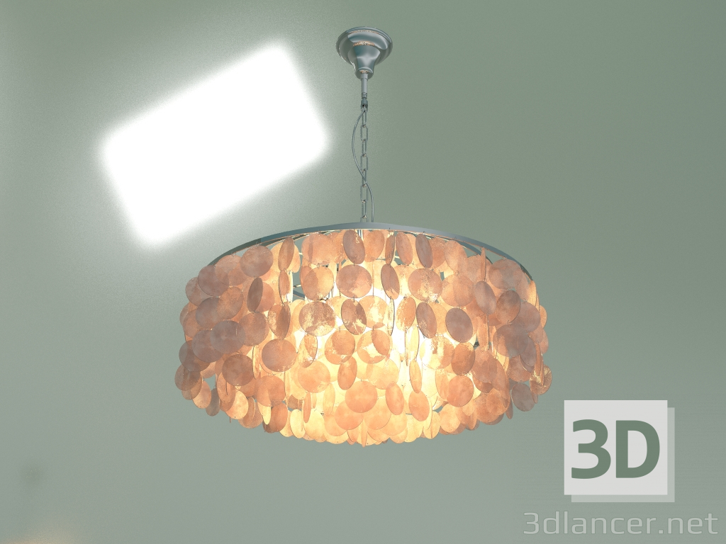 3d model Hanging chandelier 3535-6 (chrome) - preview