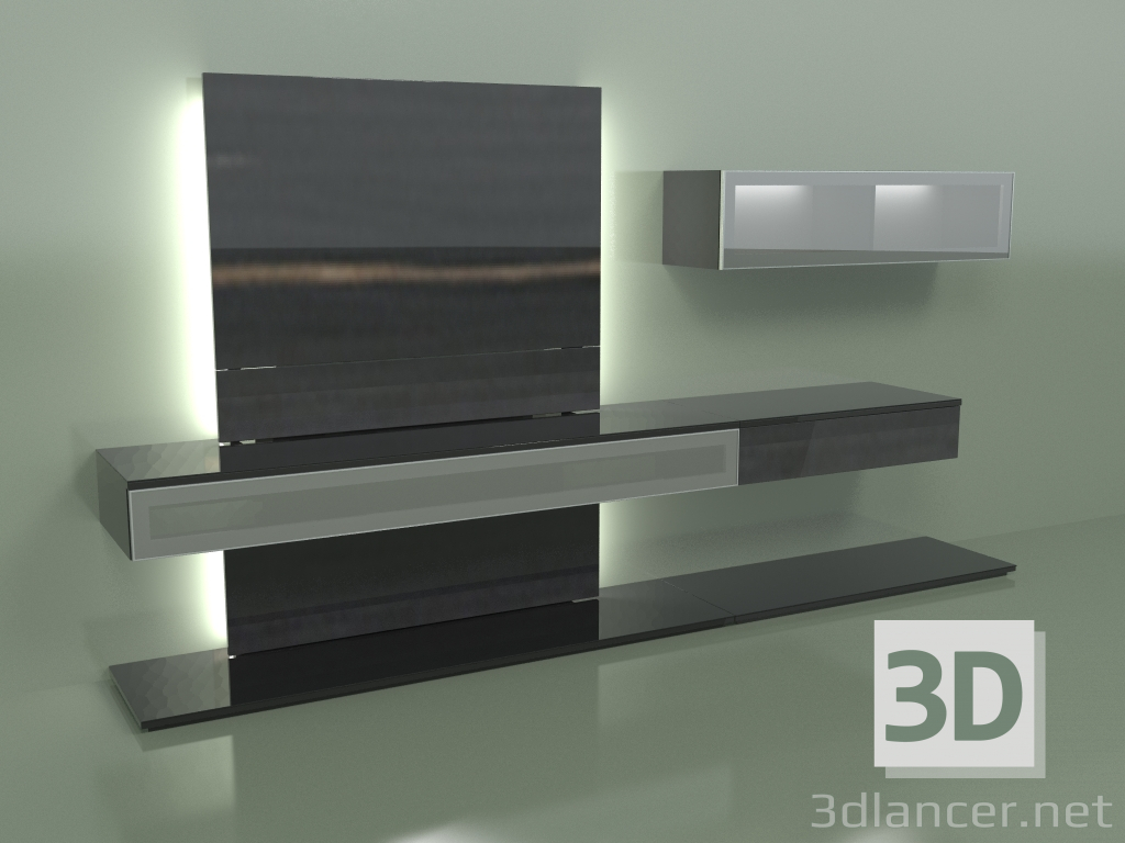 3d model TV panel (3) - preview