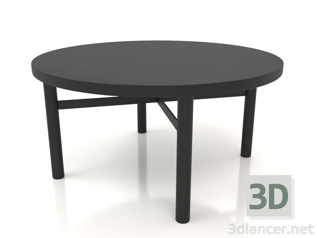 modello 3D Tavolino (estremità dritta) JT 031 (P=800x400, legno nero) - anteprima