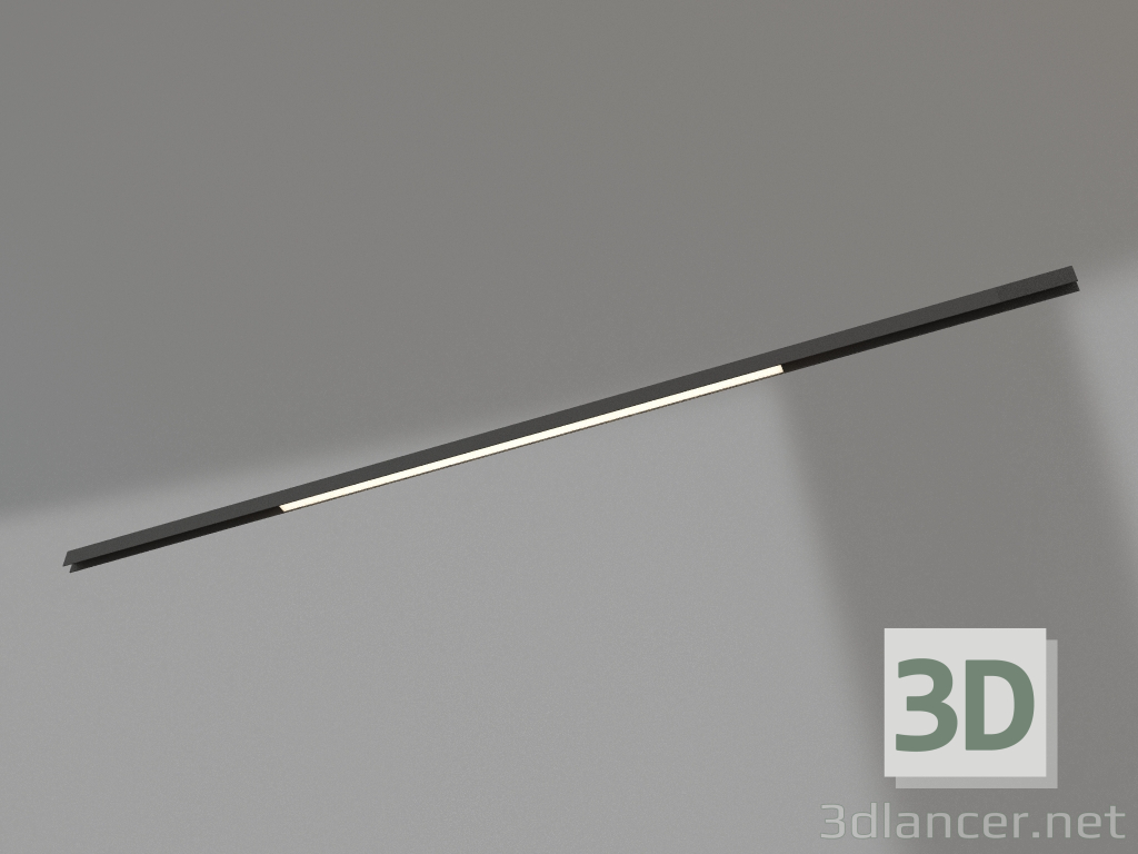 modèle 3D Lampe MAG-FLAT-25-L1000-30W Warm3000 (BK, 100 degrés, 24V) - preview