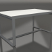 3d модель Стол обеденный 150 (White polyethylene, Anthracite) – превью