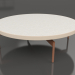modello 3D Tavolino rotondo Ø120 (Sabbia, DEKTON Sirocco) - anteprima