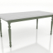 modèle 3D Table à manger 1600x800 mm (vert, blanc RAL 9010) - preview