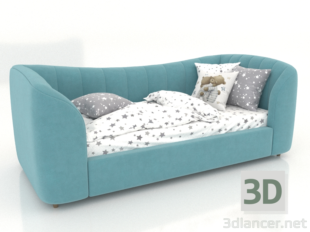 3d model Cama infantil premium Valentina - vista previa