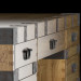 modèle 3D de Bureau de poitrine SILVER héritage matériel de restauration acheter - rendu