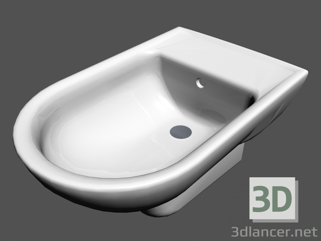 3D Modell Wandmontage Bidet L Pro B2 (830951) - Vorschau